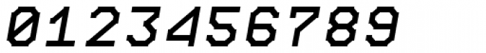 Chunkfeeder Regular Oblique Font OTHER CHARS