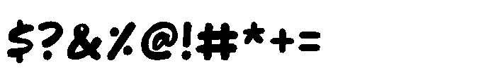 Chunks Notes Regular Font OTHER CHARS