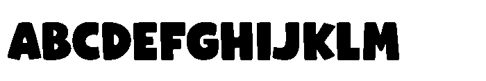 Chunky Bolde Font UPPERCASE