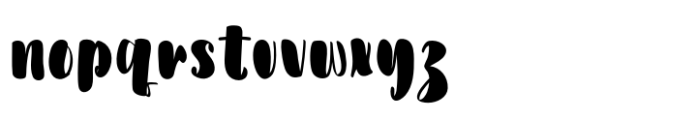Chunky Bright Font LOWERCASE