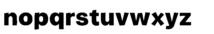 Chunky Chips Font LOWERCASE