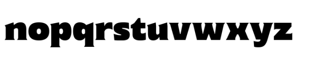 Chunky Delight Black Font LOWERCASE