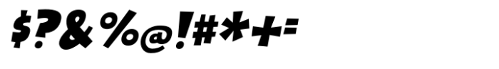 Chunky Fries Italic Font OTHER CHARS