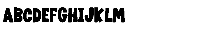 Chunky Joyful Font UPPERCASE