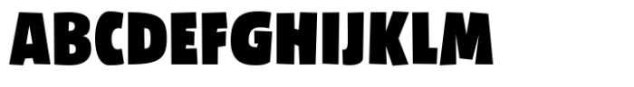Chunky Sans Black Font UPPERCASE