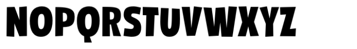 Chunky Sans Bold Font UPPERCASE