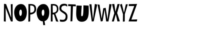 Chunky Sans Mix Font UPPERCASE