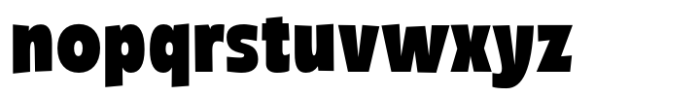 Chunky Sans Ultra Font LOWERCASE