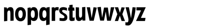 Chunky Sans Variable Font LOWERCASE