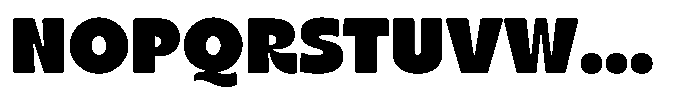 Chunky Sundae Rounded Regular Font UPPERCASE
