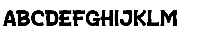 Chuoko Tern Font UPPERCASE