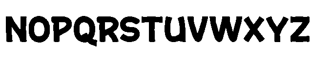 Chuoko Tern Font UPPERCASE