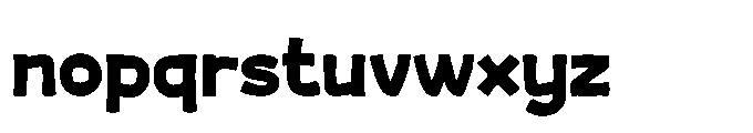 Chuoko Tern Font LOWERCASE