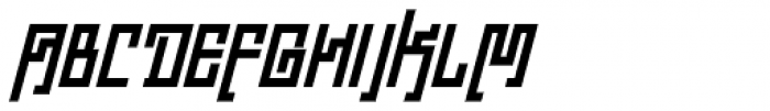 Churchward Asia Bold Italic Font UPPERCASE