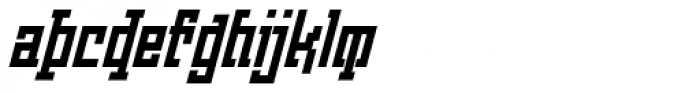 Churchward Asia Bold Italic Font LOWERCASE