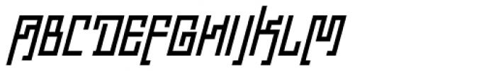 Churchward Asia Italic Font UPPERCASE