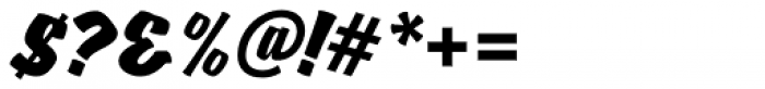 Churchward Brush Italic Font OTHER CHARS