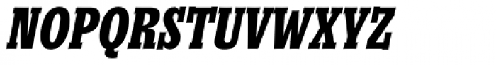 Churchward Conserif Bold Italic Font UPPERCASE