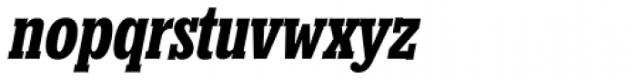 Churchward Conserif Bold Italic Font LOWERCASE