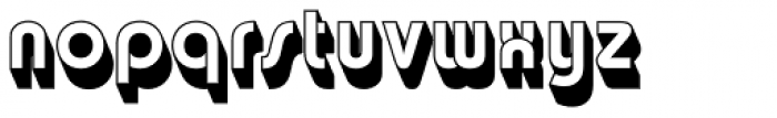 Churchward Design Rev Shadow Font LOWERCASE