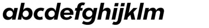 Churchward Legible Bold Italic Font LOWERCASE