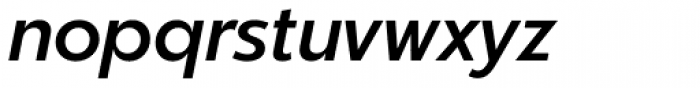 Churchward Legible Italic Font LOWERCASE