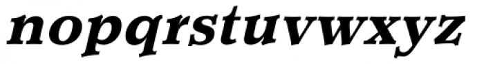 Churchward Newstype Bold Italic Font LOWERCASE