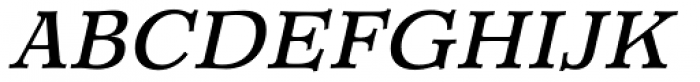Churchward Newstype Book Italic Font UPPERCASE
