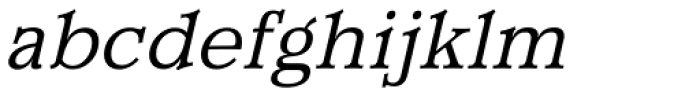 Churchward Newstype Light Italic Font LOWERCASE