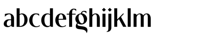 Churek Regular Font LOWERCASE
