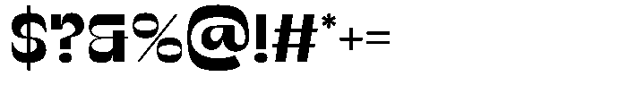 Chuten Font OTHER CHARS