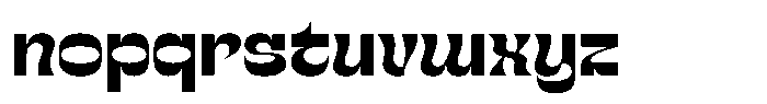 Chuten Font LOWERCASE