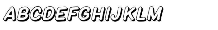 Chyletoon Italic Caps 3D FONT