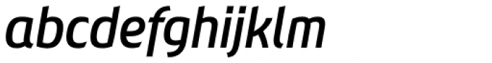 Chypre Cond Demi Italic Font LOWERCASE
