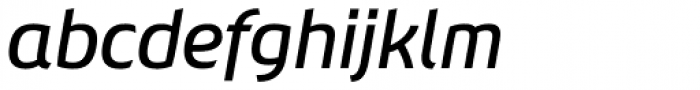 Chypre Ext Medium Italic Font LOWERCASE