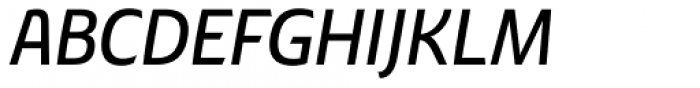 Chypre Norm Medium Italic Font UPPERCASE