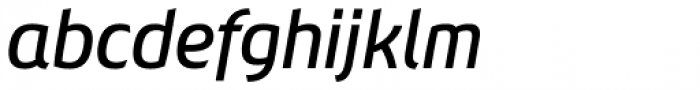 Chypre Norm Medium Italic Font LOWERCASE
