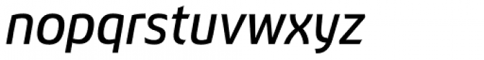 Chypre Norm Medium Italic Font LOWERCASE