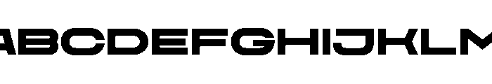 CHANEY UltraExtended Font UPPERCASE