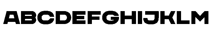 CHANEY Wide Font UPPERCASE
