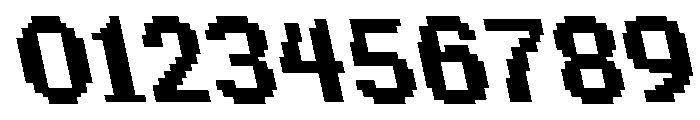 Chalmers Bricked Backslanted Font OTHER CHARS