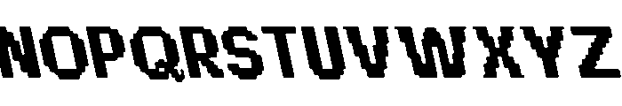 Chalmers Cobbled Backslanted Font UPPERCASE