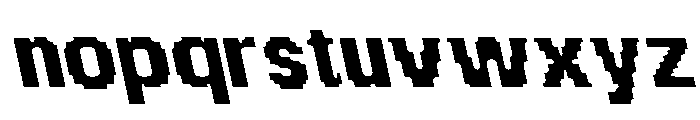 Chalmers Pinched Backslanted Font LOWERCASE