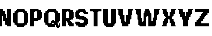 Chalmers Pinched Font UPPERCASE