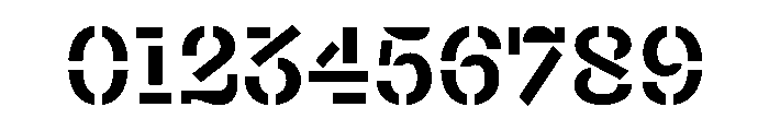 Chantier Constructed Font OTHER CHARS