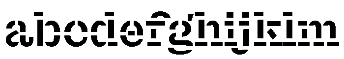 Chantier Constructed FONT