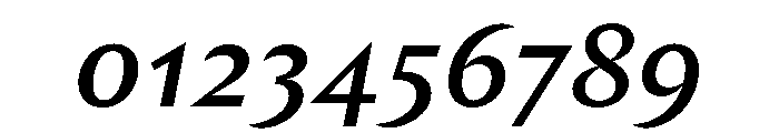 Chap MediumItalic Font OTHER CHARS