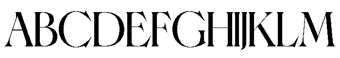 Charlottenburg Choices Font UPPERCASE