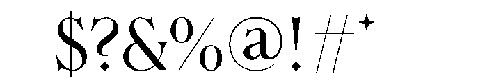 Charlottenburg Classic Font OTHER CHARS