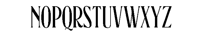 ChateauGrande Condensed Font UPPERCASE